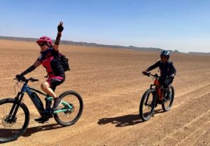 Activité Ebike à Desert Agafay Marrakech