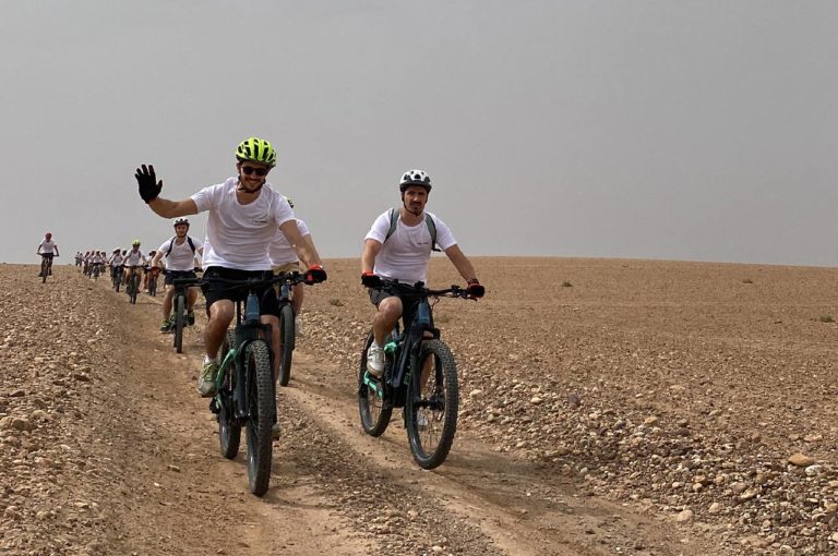 Activité Bike desert Agafay Marrakech Maroc