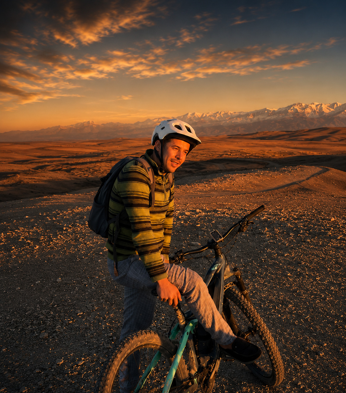 Mohamed Bensellam, accompagnateur et mécanicien VTT électrique à Marrakech